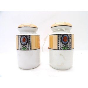 Lusterware Vtg. Ceramic Salt & Pepper Shakers Japan preowned